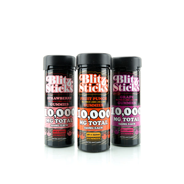 Blitz Sticks 40ct Gummies 10,000 mg